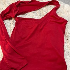 Off the shoulder body suit